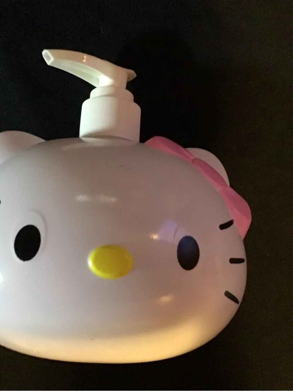 White and Pink Kids Bath Soap Dispenser - Cute Character Design